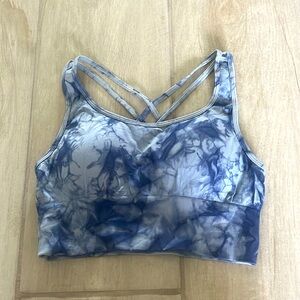 Tie dye workout top
